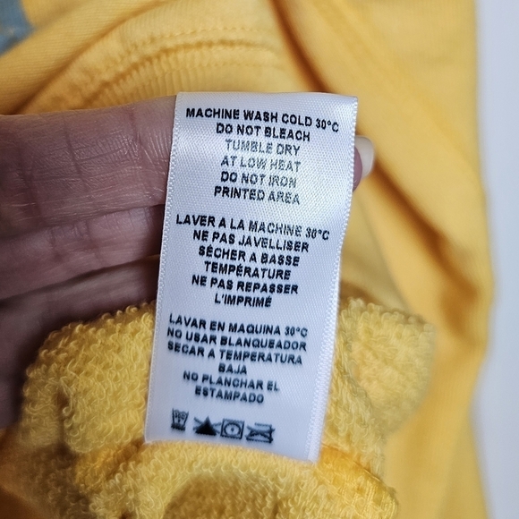 Womens Yellow Sundry Los Angeles 10 Pullover Sweatshirt XS Soft and Cozy - Picture 9 of 10